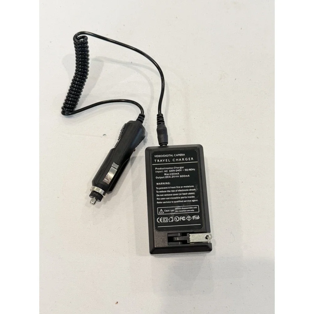 Travel Charger for Video/ Digital Camera AC 100V-240V DC 12V-24V Working vintage